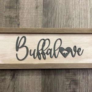 BuffaLove plaque