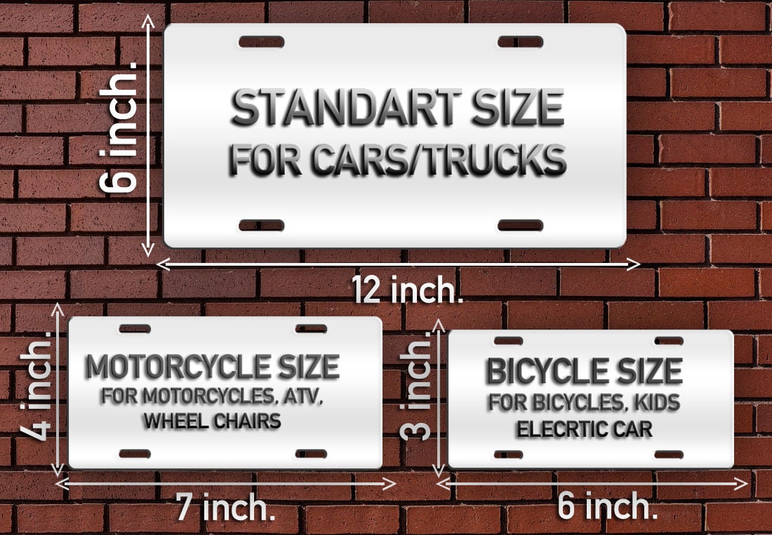 California Personalized License Plate Custom Aluminum License Etsy