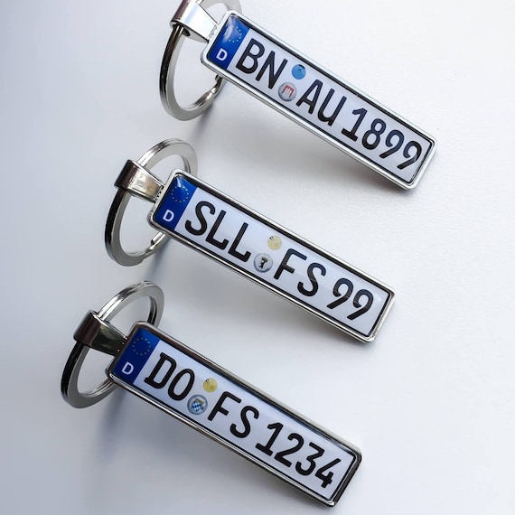 Personalized on sale number plates