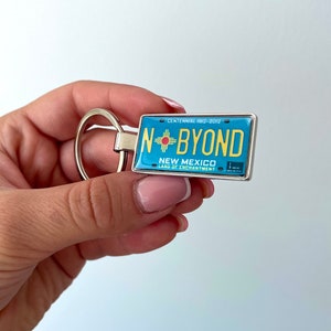 Custom New mexico keyring, new mexico license plate keyring