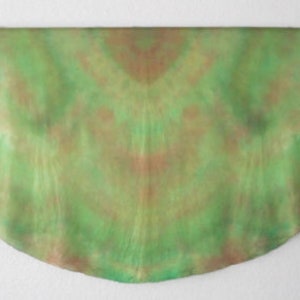 Silk Scarf Silk Wrap Silk Veil Half Circle Sylvan