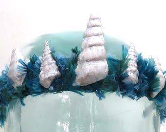 Cassiope Crown - Ancient Oceans Fossil Crown - Seashell "Classic" (14 Color Options) Cosplay Mermaid