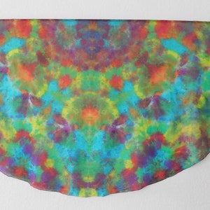 Silk Scarf Silk Wrap Silk Veil Half Circle Rainbow