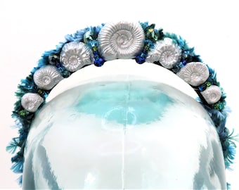 Ammonite Queen - SWIMMABLE Ancient Oceans Fossil Crown - Cosplay Mermaid