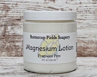 Magnesium Lotion, fragrance free