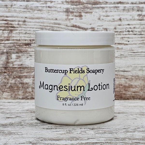 Magnesium Lotion, fragrance free