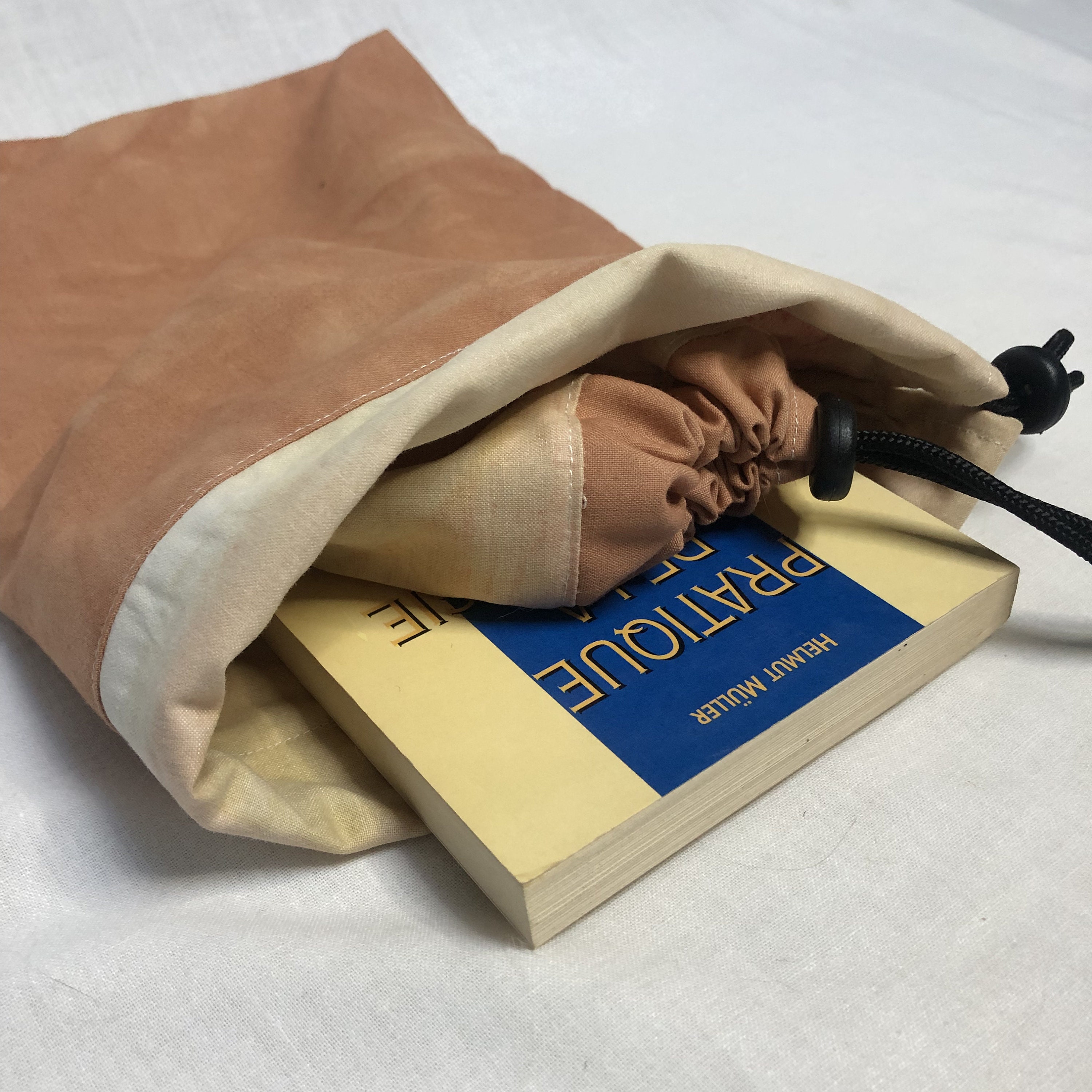 Pochette/Pochon/Sac Pour Tarot/Sac Jeu de Carte/Étui/Coton/Sac Rangement/Teinture Végétale/Écoprint/