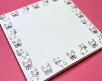 Cute French Bull Dog Sticky Notes