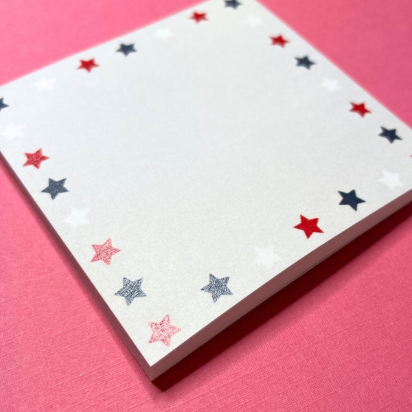 Stars Sticky Notes, Americana Stationery, Election Party Swag