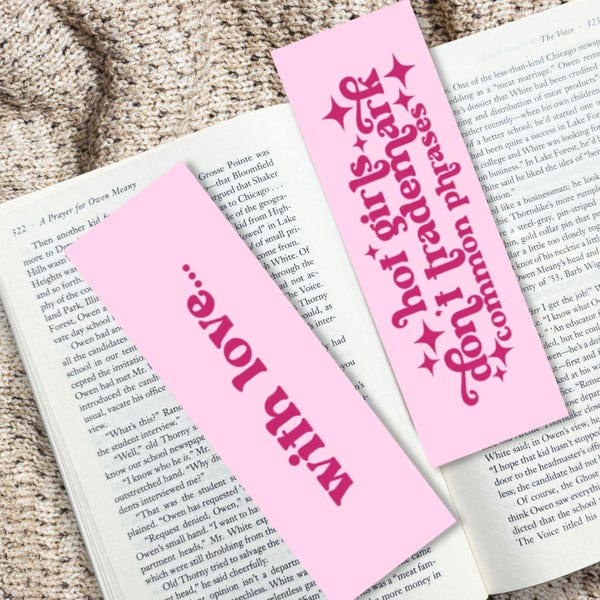 NEW:  Hot Girls Don't Trademark Bookmark
