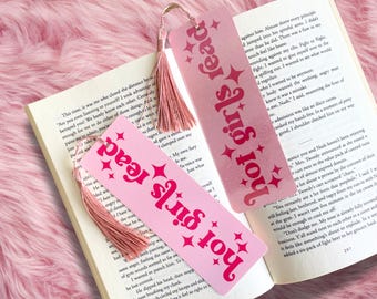 Holographic Hot Girls Read Bookmark With Tassel