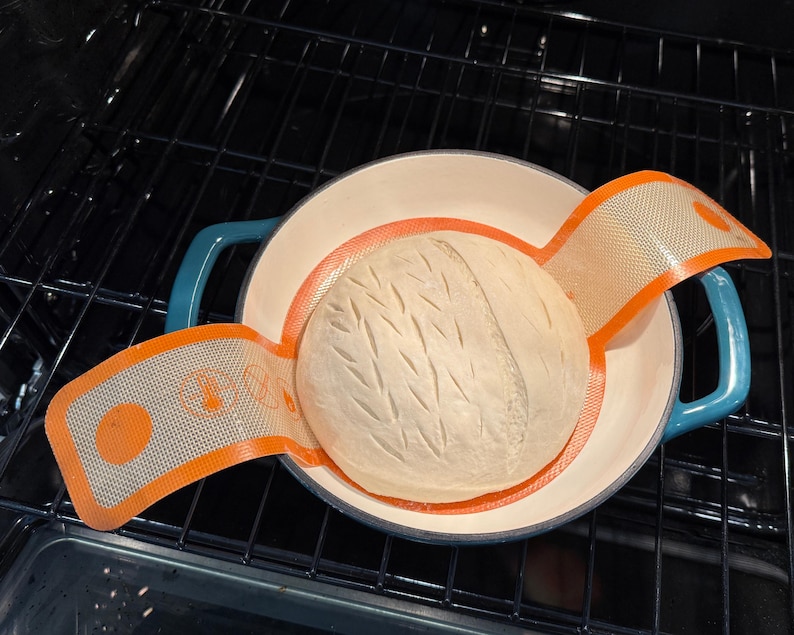 Silicone Bread Dough Sling, Reusable Round and Oval Bread Slings ...
