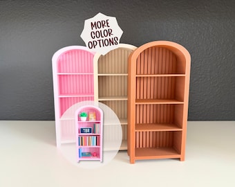 Mini Bookshelf, Miniature Book Case, Book Nook/Bookshelf Décor, Dollhouse Furniture