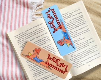 Book Girl Summer Bookmark