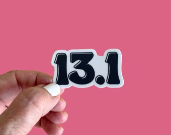 Half Marathon 13.1 Runner Sticker