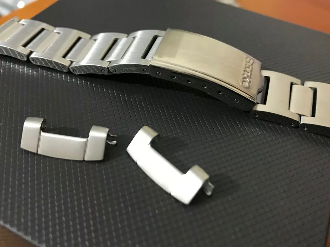 New Seiko Solid Links Watch Strap Band Bracelet for Seiko Etsy UK