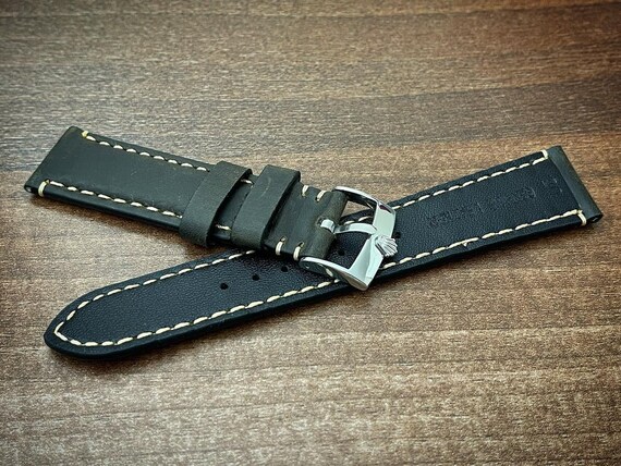 20MM Rolex Watch Strap Rolex leather strap Genuine