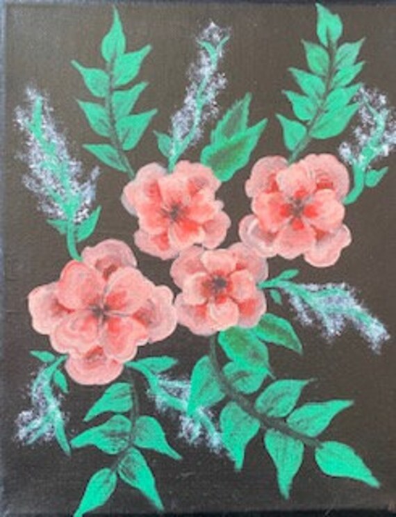 Floral painting. photo print Etsy