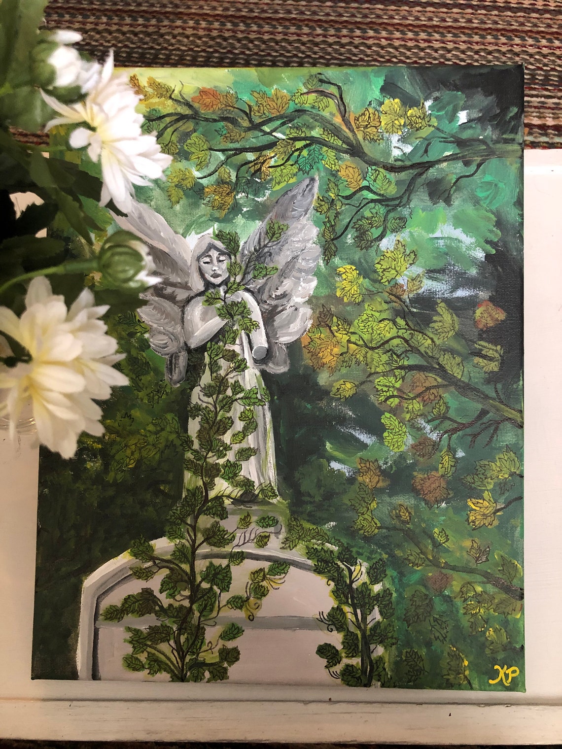 Stages of Grief Acrylic Painting on Canvas Etsy