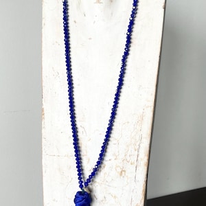 Collana Lunga Con Perline Di Cristallo Bocar - Gioiello Alla Moda