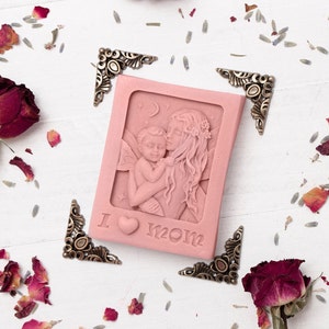 Scented Vegan Soap Gift for Mom: Rose Essential Oil Artisan Soap