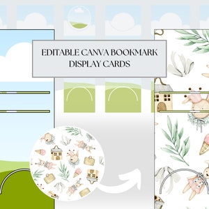 Exibição de marcadores DIY, molduras de marcadores Canva, arquivos cortados, suporte de marcadores, embalagem de marcadores, capa de marcadores, embalagem de marcadores personalizada,