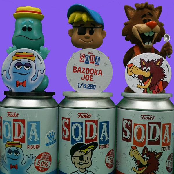 Soda Saucer - A Top of Can Display for Funko Soda Pop Figure & Pog. Soda Stand - Soda Display - Pog Stand - Pog Display - Soda Deck