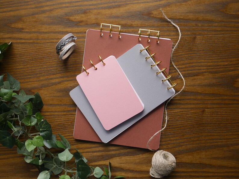 Small Personalized Refillable Notepad Top Bound Notepad Etsy