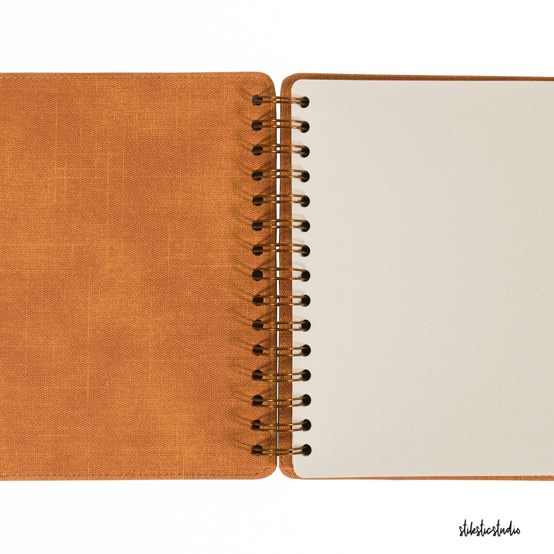 Personalized Notebook | Black Square Spiral Journal | Custom Hardcover ...