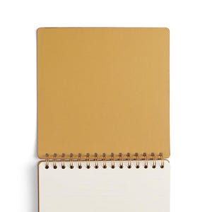 Softcover Square Notebook | Add Text or Logo | Top or Side Spiral Binding | 4 x 4" or 8 x 8" Journal image 3