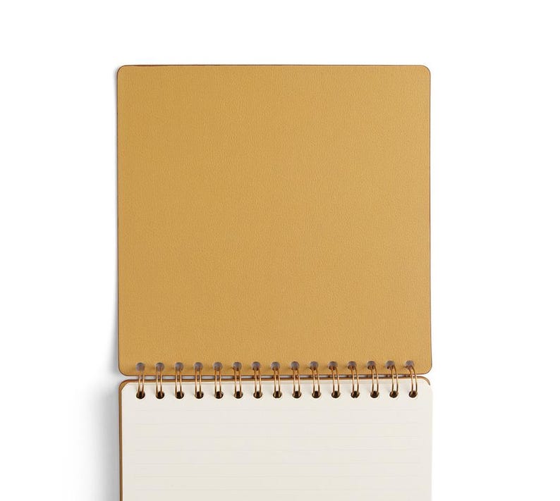 Softcover Square Notebook | Add Text or Logo | Top or Side Spiral Binding | 4 x 4" or 8 x 8" Journal image 3