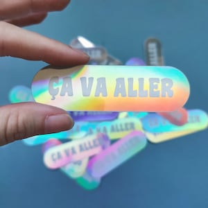 Aufkleber - Holografischer Aufkleber - It's gonna be okay (Aufkleber mit fürsorglicher und ermutigender Botschaft, Mantra, positiver Bestätigung)