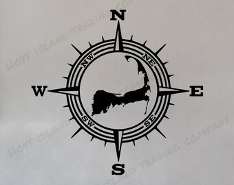 Cape Cod Map Decal - Etsy