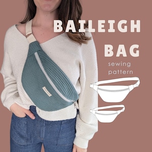 Padrão de costura para bolsa transversal Baileigh: PDF para iniciantes (arquivo de projetor)