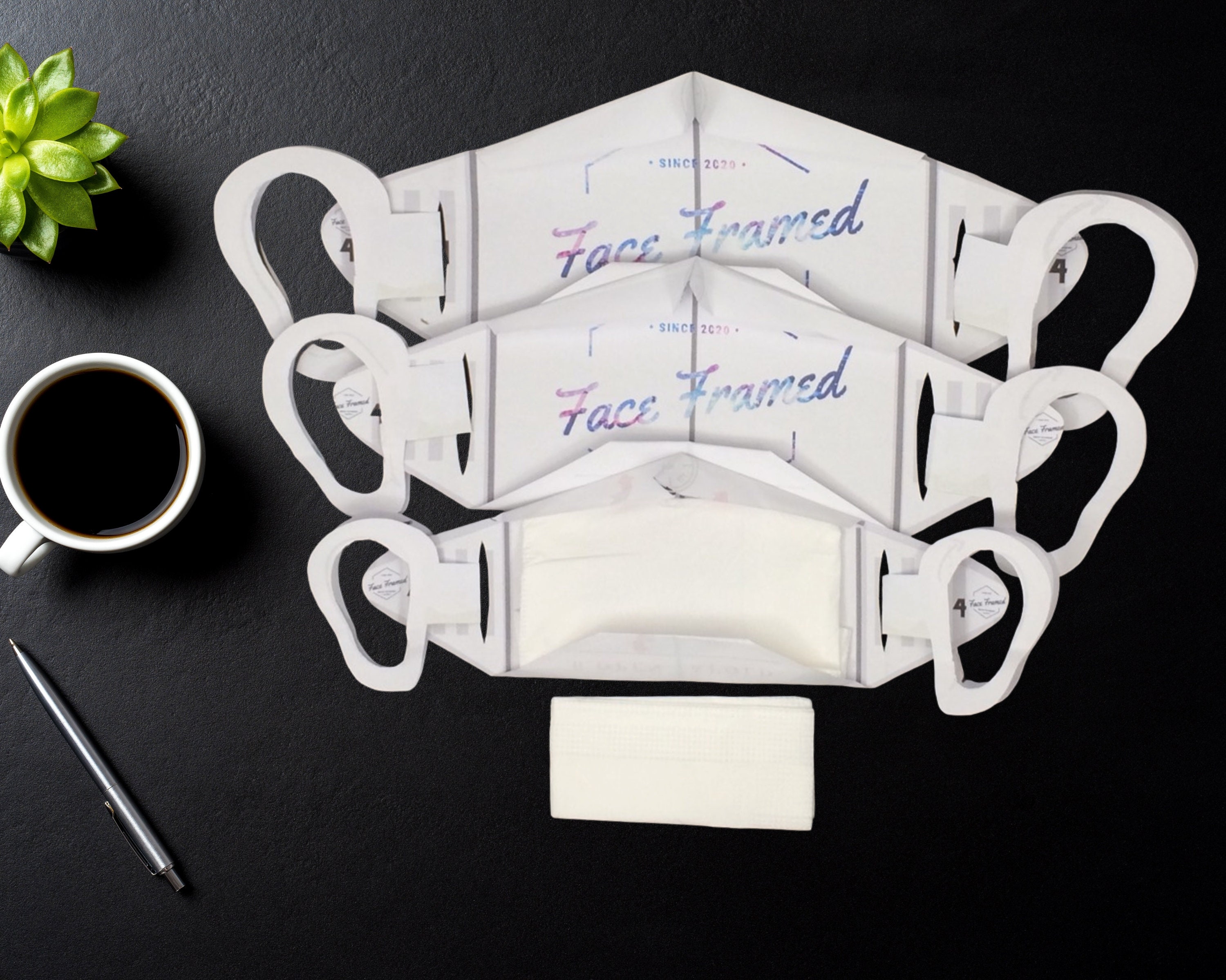 DIY digital printable paper face mask PDF Etsy