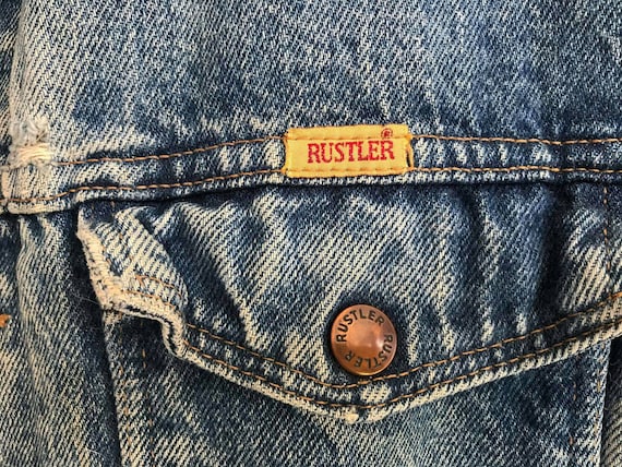 Vintage Rustler denim jacket - image 4