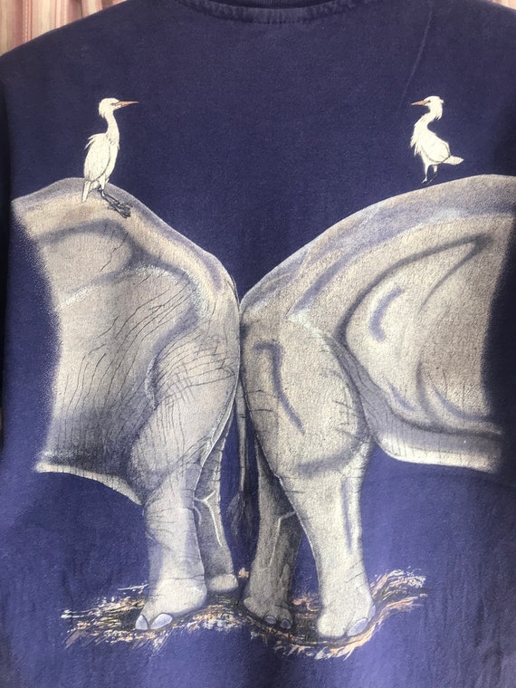 Vintage 1992 Elephant shirt - image 5