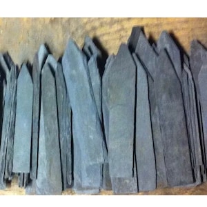 Handmade slate plant markers/labels, mixed sizes 2kilos