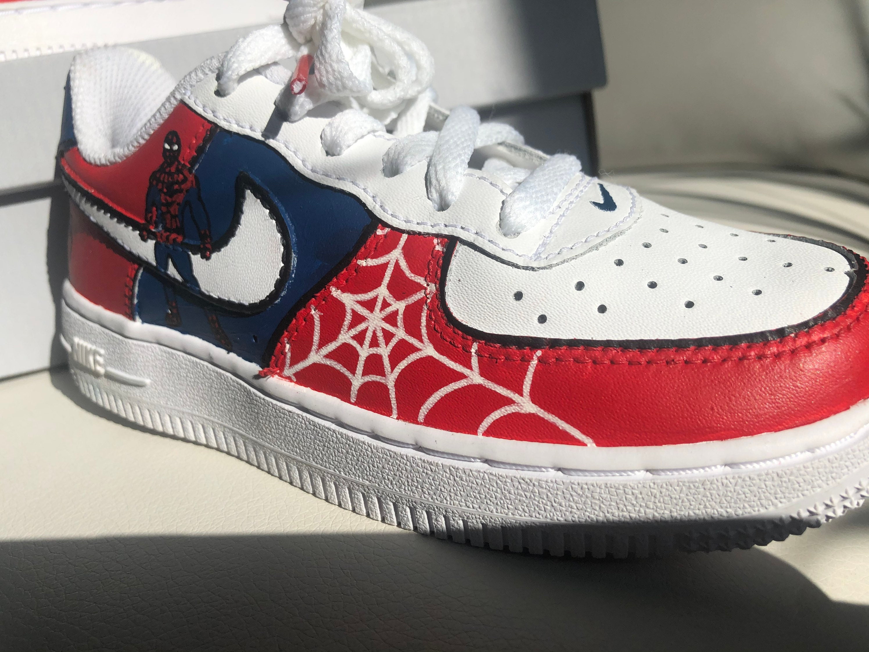 Spiderman Custom AF1 | Etsy