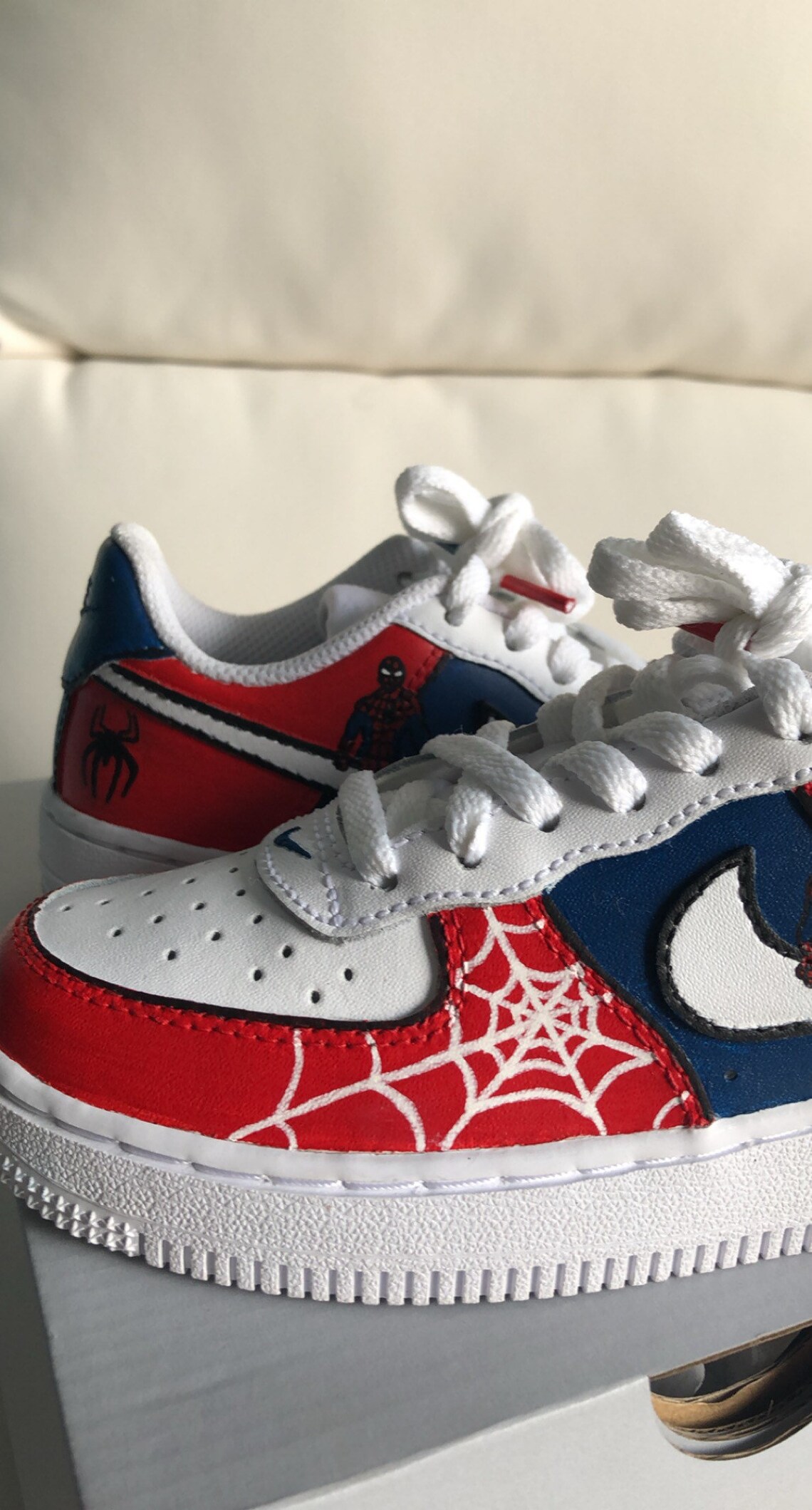 custom spiderman af1