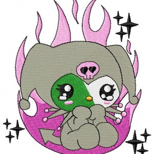 Pink Cat Embroidery Machine file