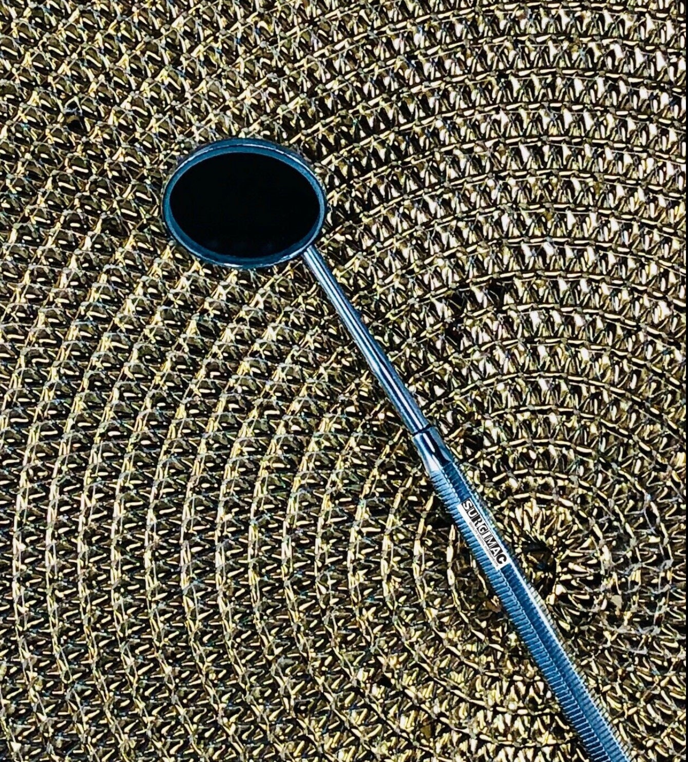 Dental Mirror #5 and Octagon Handle Dental Instruments Stainless Steel ...