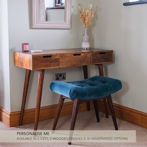 Nordic solid wood dressing table 2025