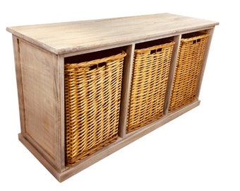 Storage bench | Etsy Wooden Storage Unit Bench