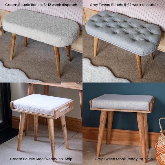 grey and wood dressing table Makeup Dressing Table, Mirror, Four Drawers, Stool, Smokey Oak Smoke G