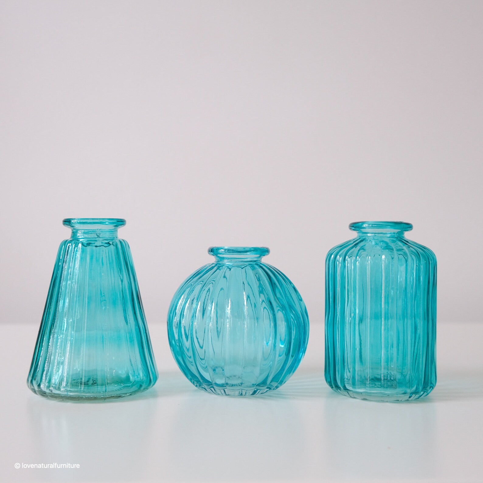 Small Coloured Glass Bud Vases Assorted Set of 3 Yellow Clear Etsy UK