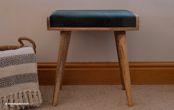 Emerald green cheap vanity stool