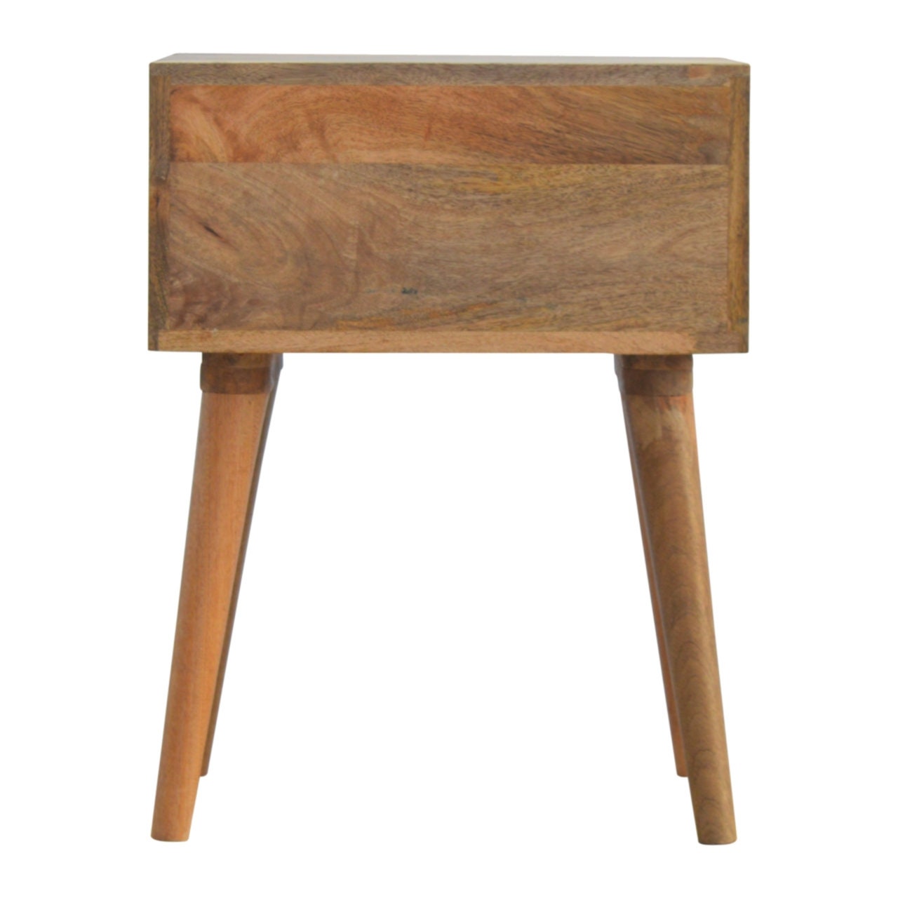 Black Floral Solid Wood Bedside Table Unique Bedside Etsy