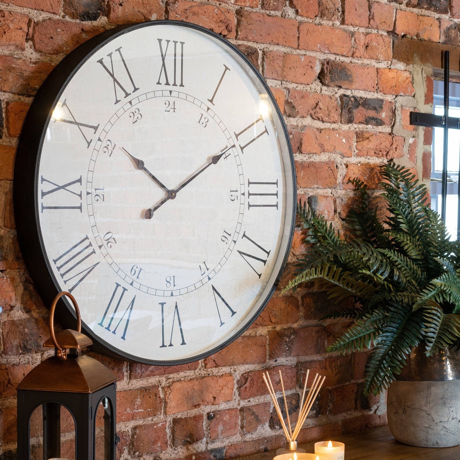 Embossed Station Wall Clock 80cm Large Wall Clock Kitchen Etsy
