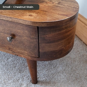 Solid Wood TV Stand 110cm Wide with Storage for Living Room Natural Light Brown zdjęcie 12